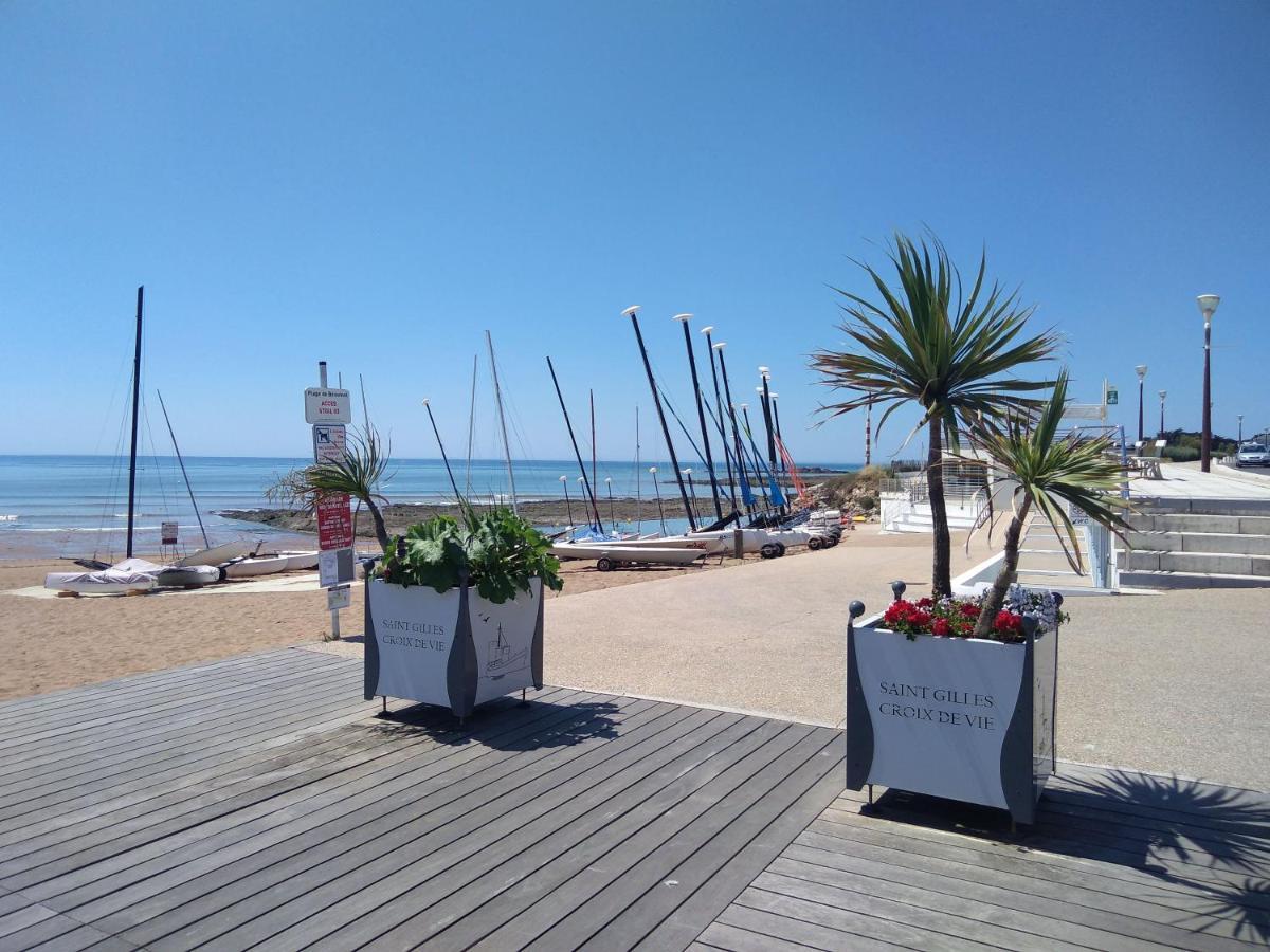 Maison Boisvinet Saint-Gilles-Croix-De-Vie, 4-5 P, Belle Cour Interieure, 200M Plage Exterior foto